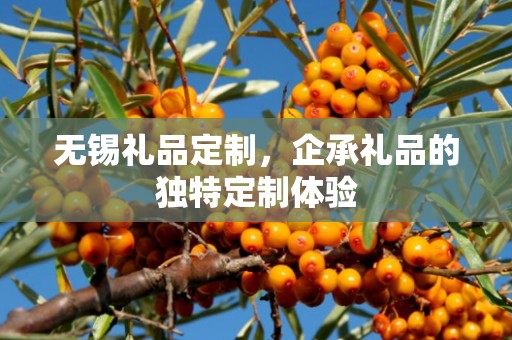 无锡礼品定制，企承礼品的独特定制体验